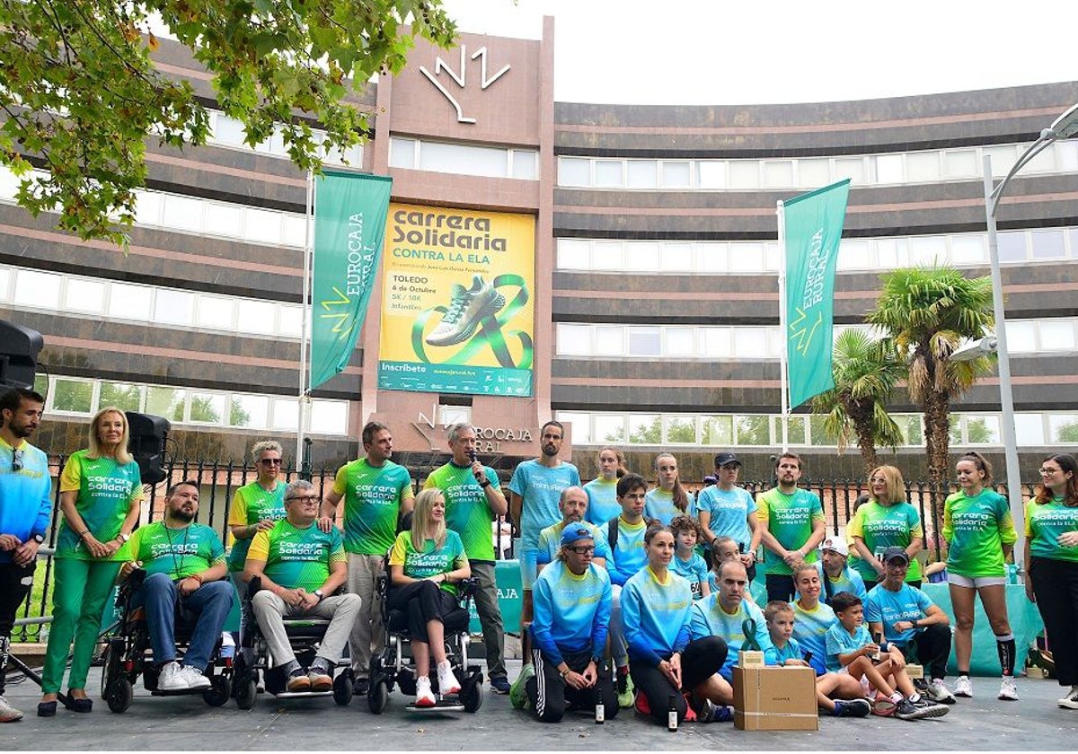 Algunos de los participantes en la prueba en Toledo