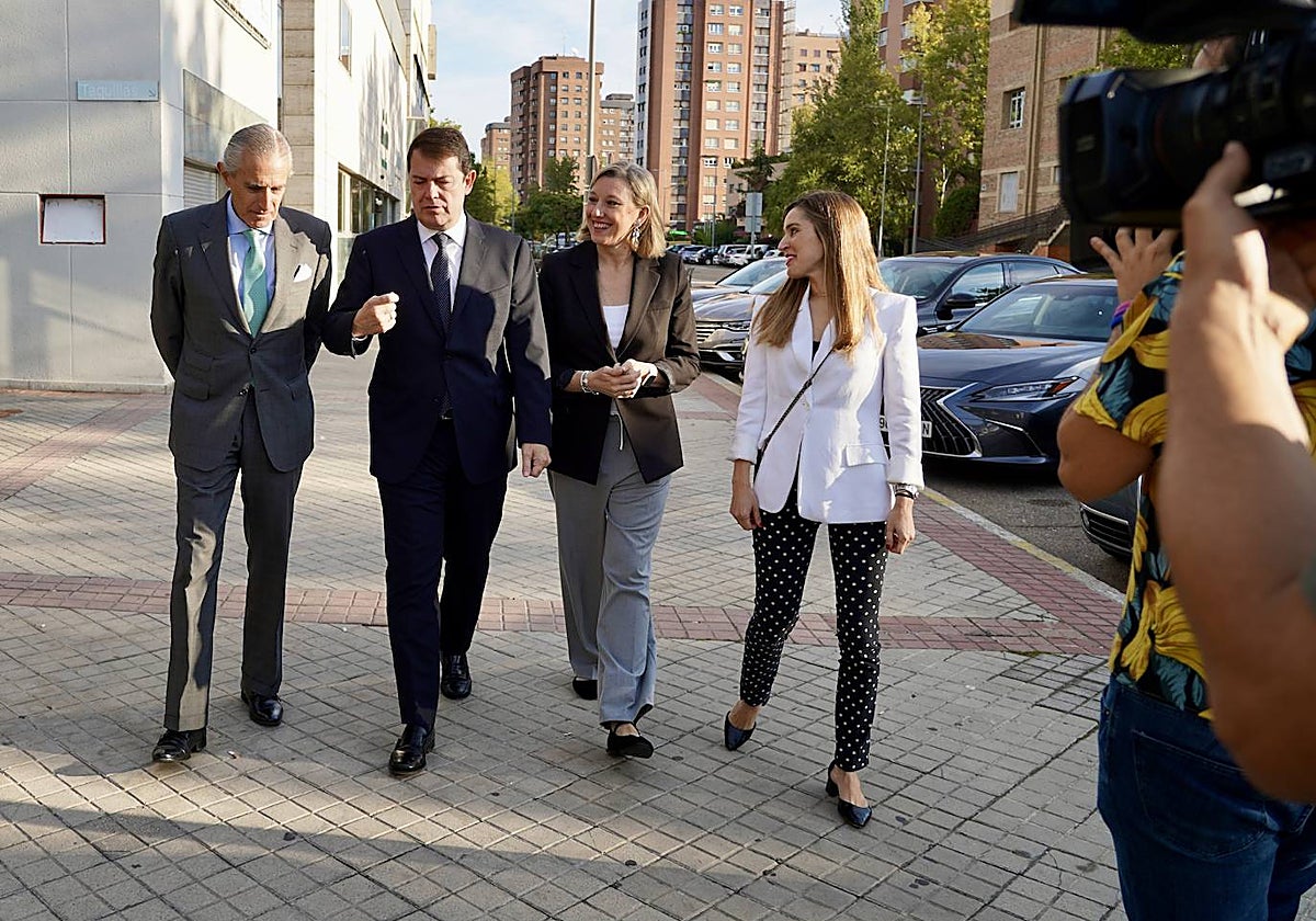 El presidente de la Junta de Castilla y León, Alfonso Fernández Mañueco, inaugura la jornada 'Castilla y León hacia el futuro', organizada por Europa Press