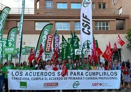 Los sindicatos cifran en más de 2.000 profesionales sanitarios el seguimiento de la manifestación de este miércoles en Andalucía
