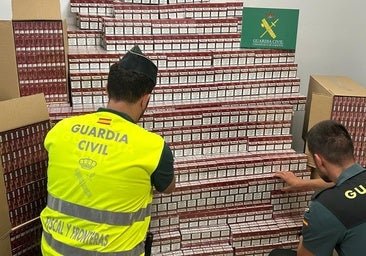 Pillado un contrabandista en Albacete al que se le han intervenido 7.000 cajetillas de tabaco