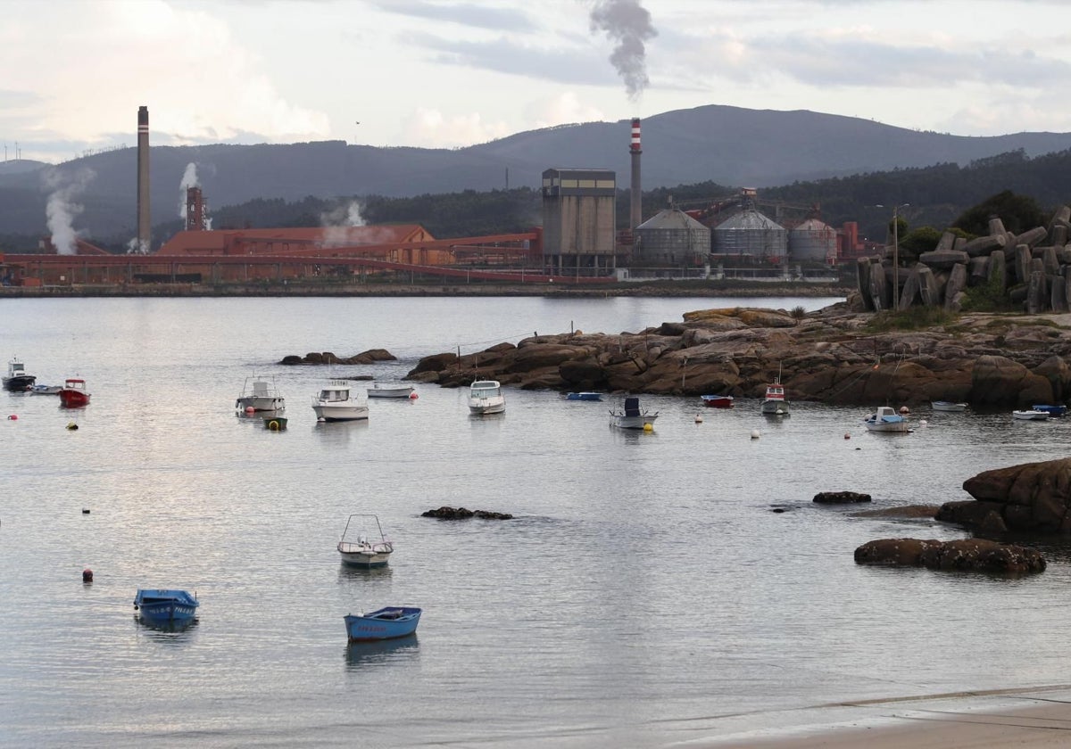 Vista de la factoría de San Cibrao