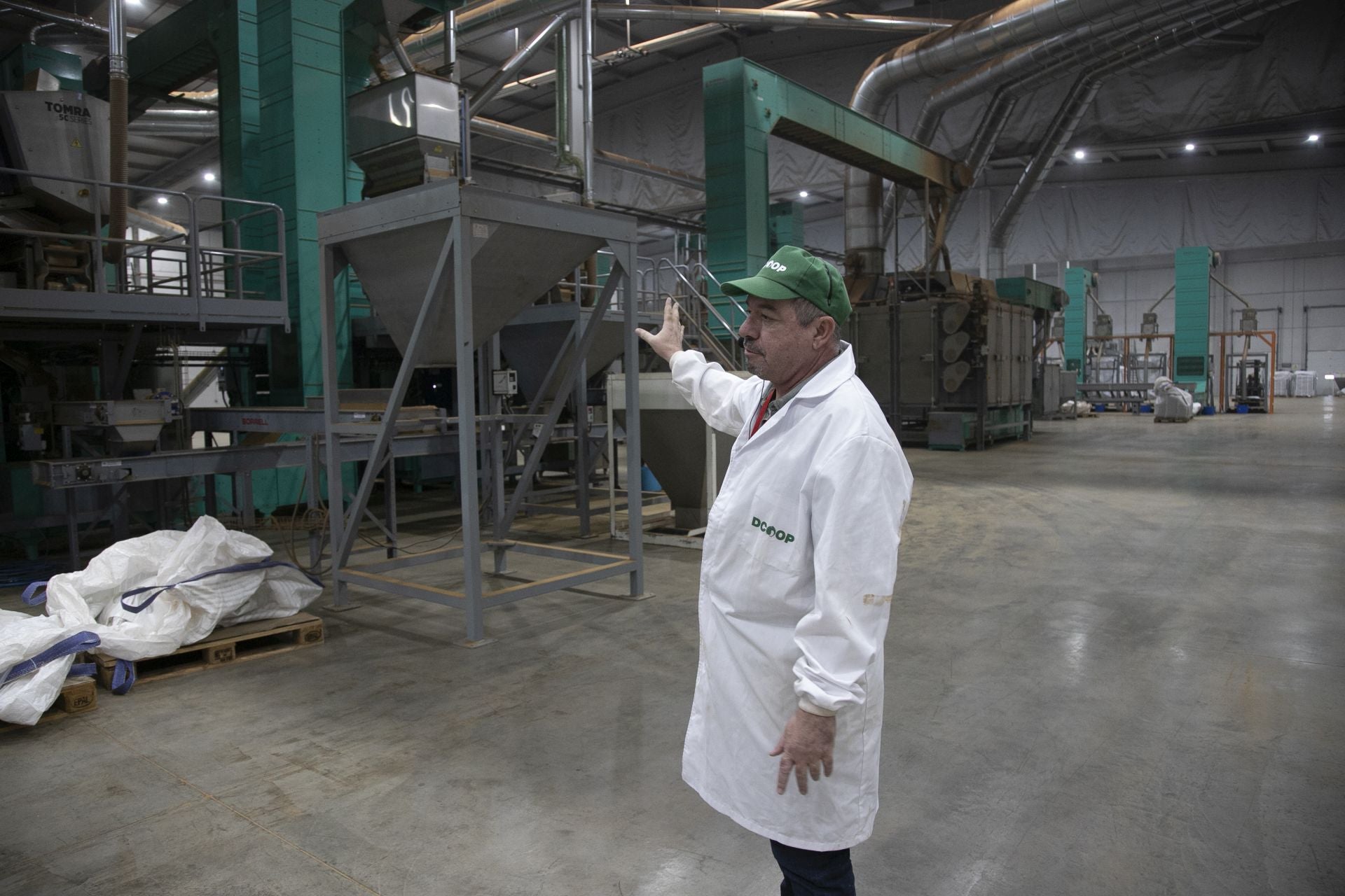 La imponente planta de almendras de Dcoop en Villarrubia, en imágenes