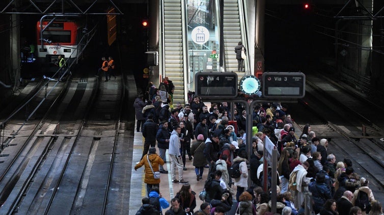 Una avería en la estación de Atocha provoca retrasos en las líneas C-3, C-4 y C-5 de Cercanías