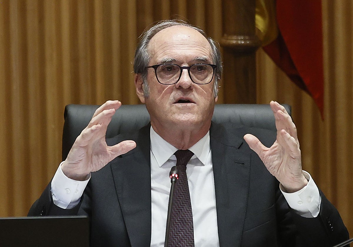 El Defensor del Pueblo, Ángel Gabilondo, en una reciente comparecencia en el Congreso