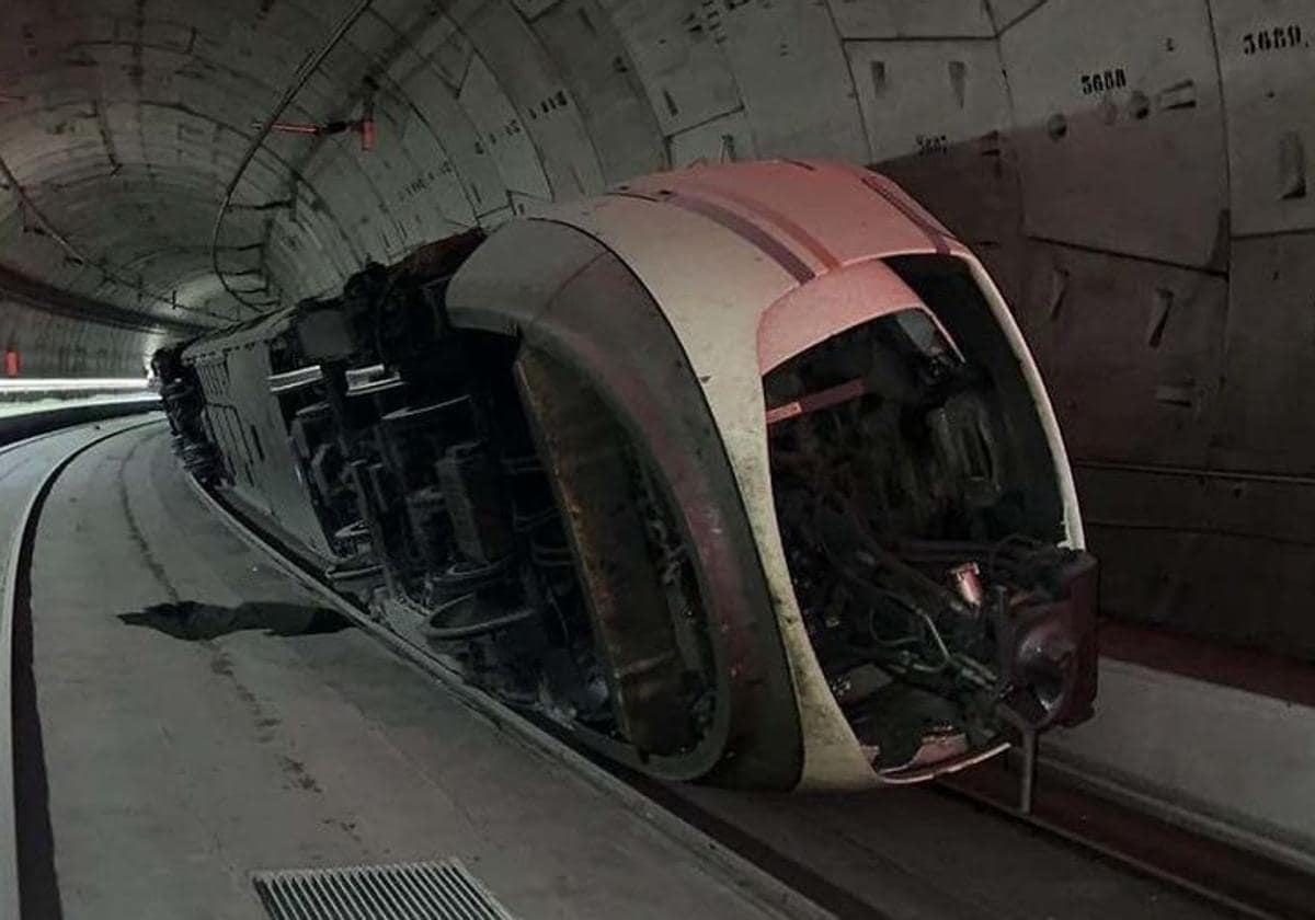 El vuelco de un tren sin pasajeros y la amenaza de una persona de invadir las vías en Atocha llevan el caos a la red ferroviaria Tren-cercanias-U60534882248roD-U603227063574CGD-1200x840@diario_abc