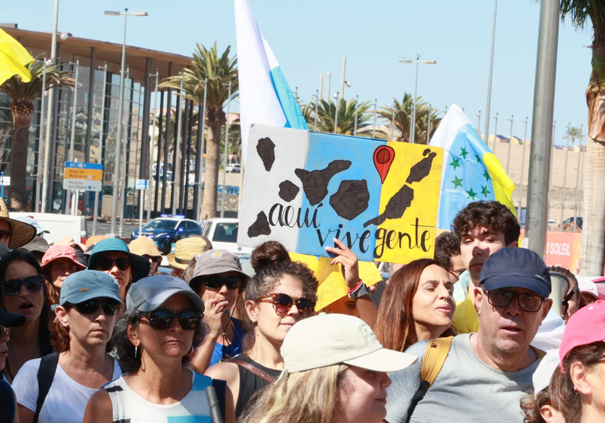 Movilización del 20-O en Gran Canaria