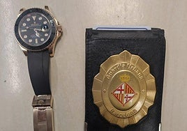 Tres detenidos por robar un reloj de lujo de 30.000 euros en el barrio Gótico de Barcelona