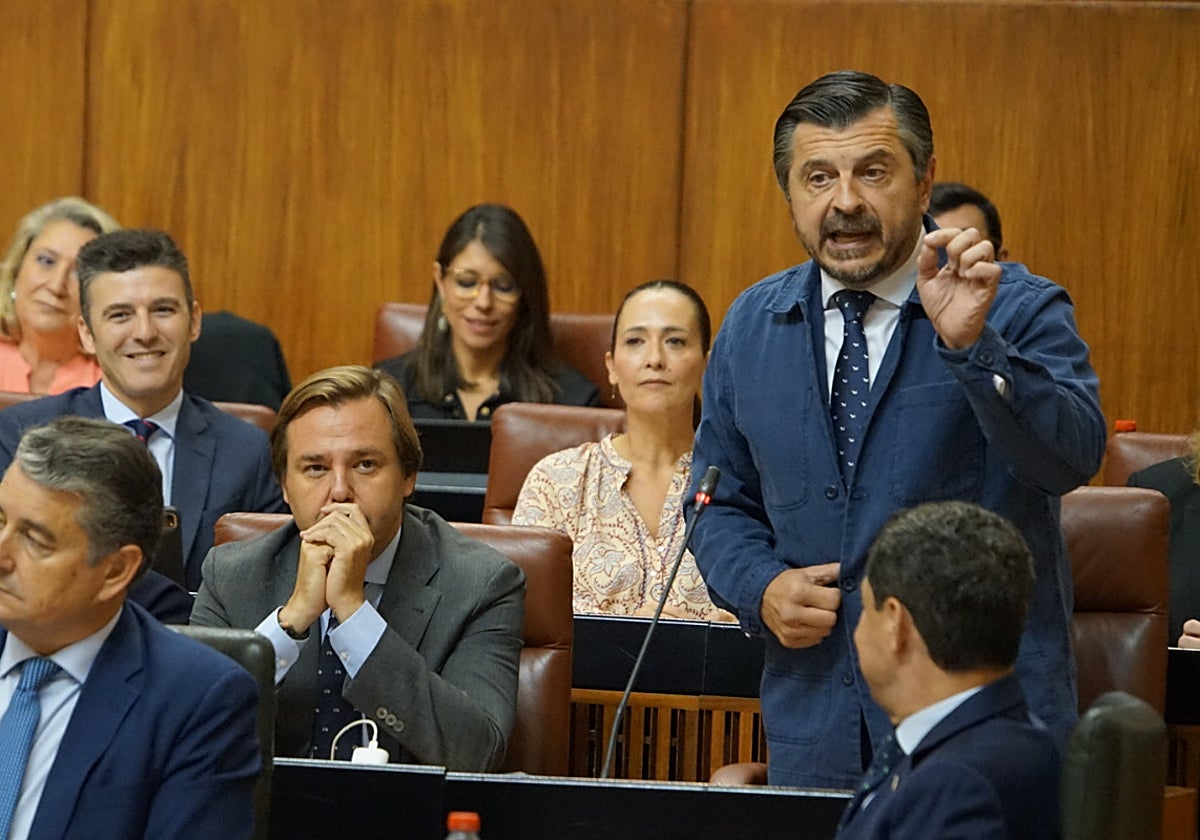 El portavoz parlamentario Toni Martín