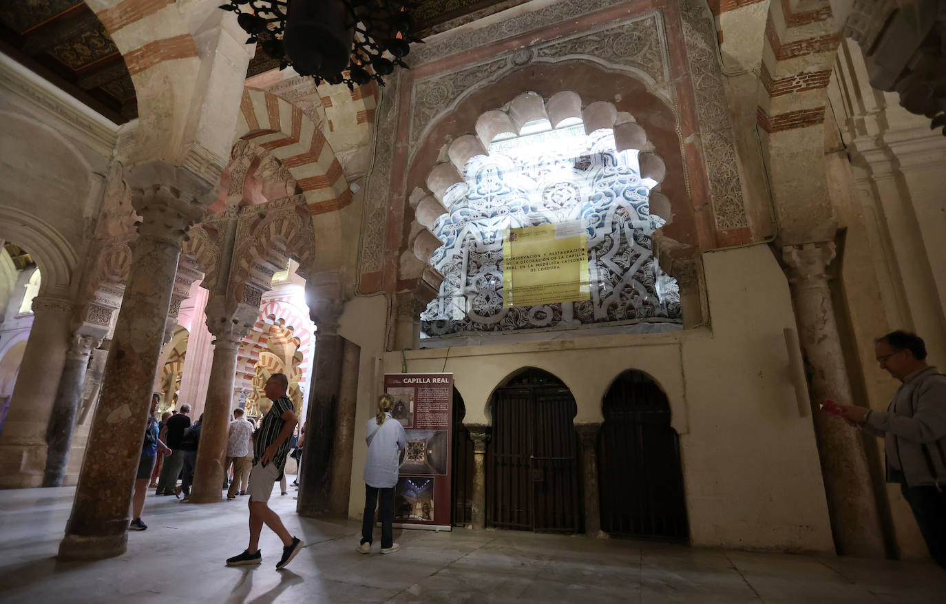 ABC en la restauración de la Capilla Real de la Mezquita-Catedral de Córdoba, en imágenes