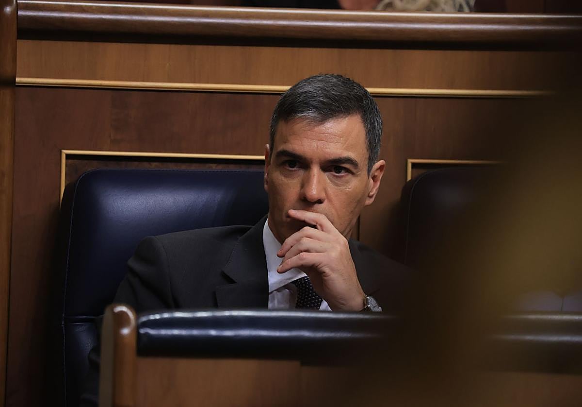 Pedro Sánchez, hace unos días en el Congreso