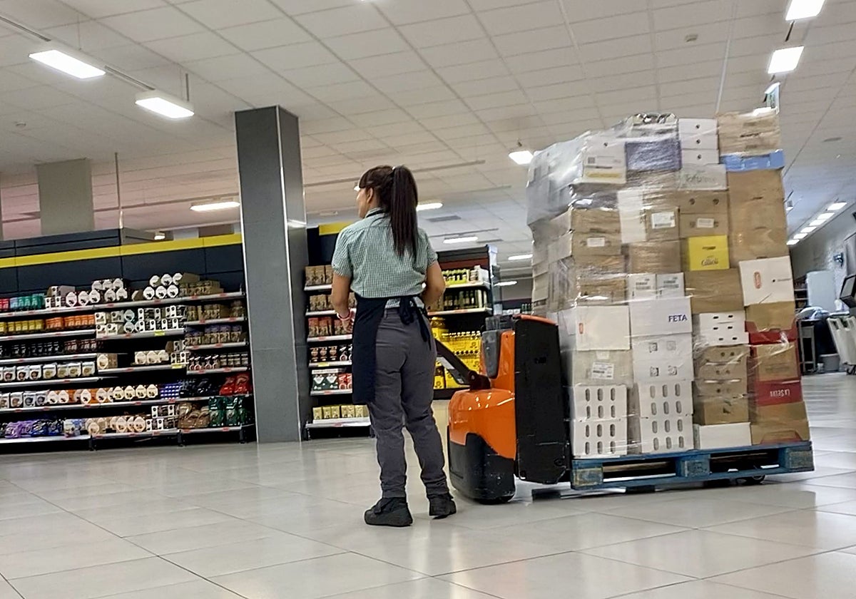 Imagen tomada en un supermercado de Mercadona en Alicante