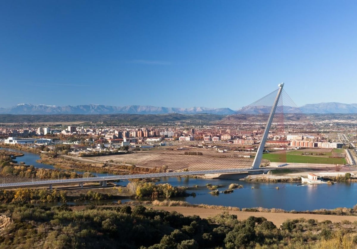 El río Tajo a su paso por Talavera de la Reina