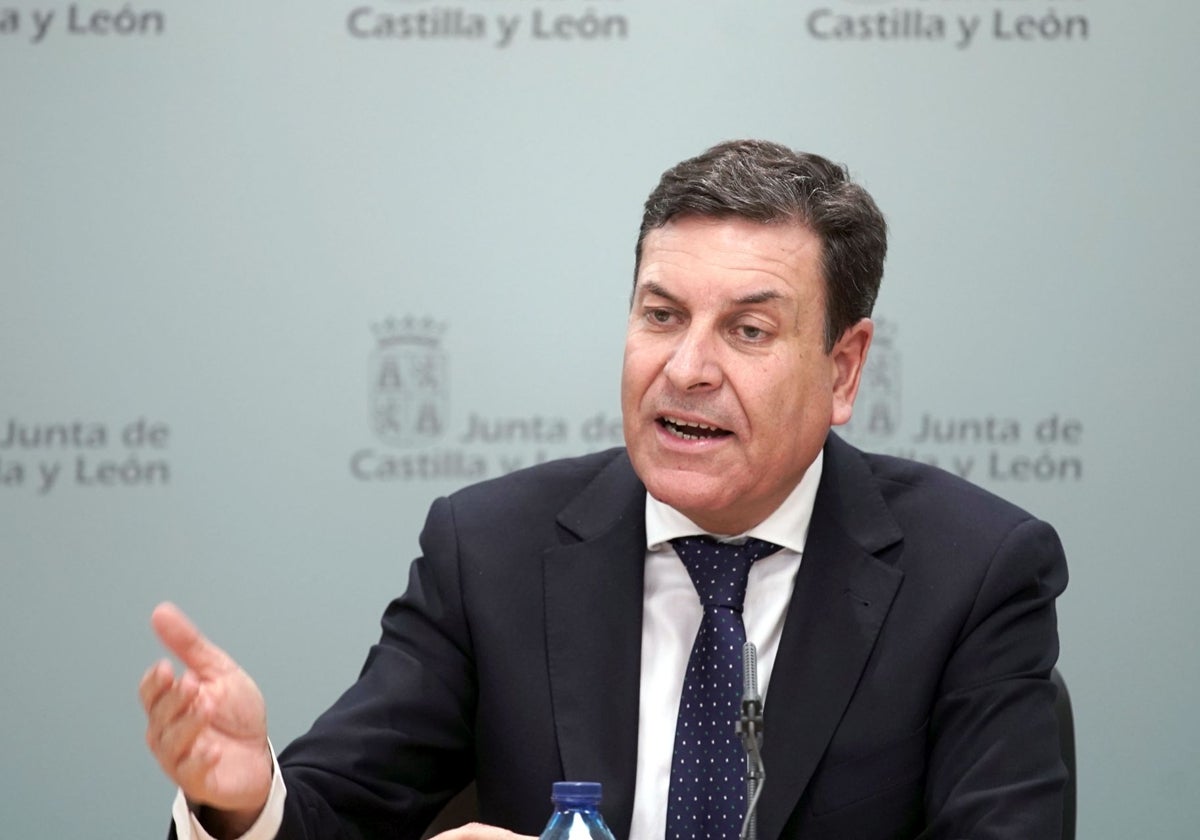 El portavoz de la Junta de Castilla y León, Carlos Fernández Carriedo