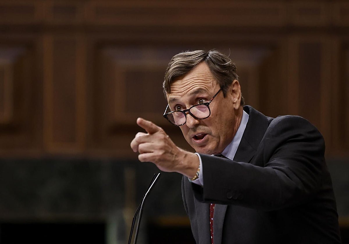 El diputado del PP Rafael Hernando en el Congreso
