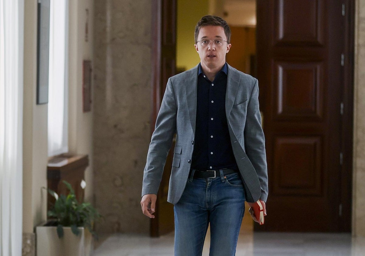 El exdiputado y exportavoz de Sumar en el Congreso, Íñigo Errejón, en una imagen de archivo