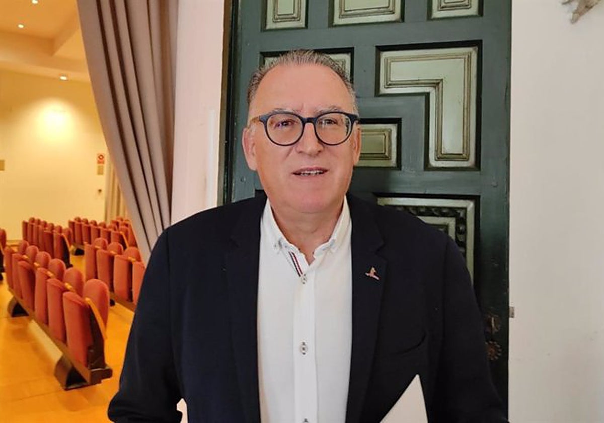 Juan Díaz, alcalde de El Viso, en un acto en la Diputación de Córdoba