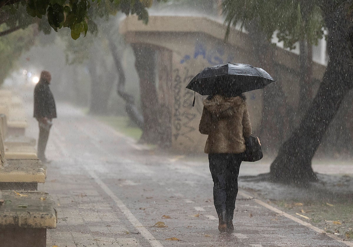 Las fuertes lluvias están provocando incidencias en Málaga