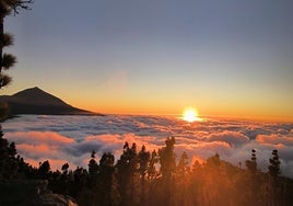 El mirador oculto de Tenerife en el que se puede ver el Teide sobre un mar de nubes: dónde está y cómo llegar