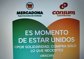 Comunicado conjunto de Mercadona y Consum sobre la situación de los supermercados en Valencia provocada por la DANA