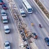 Más de cuarenta carreteras siguen cortadas en Valencia tras la DANA