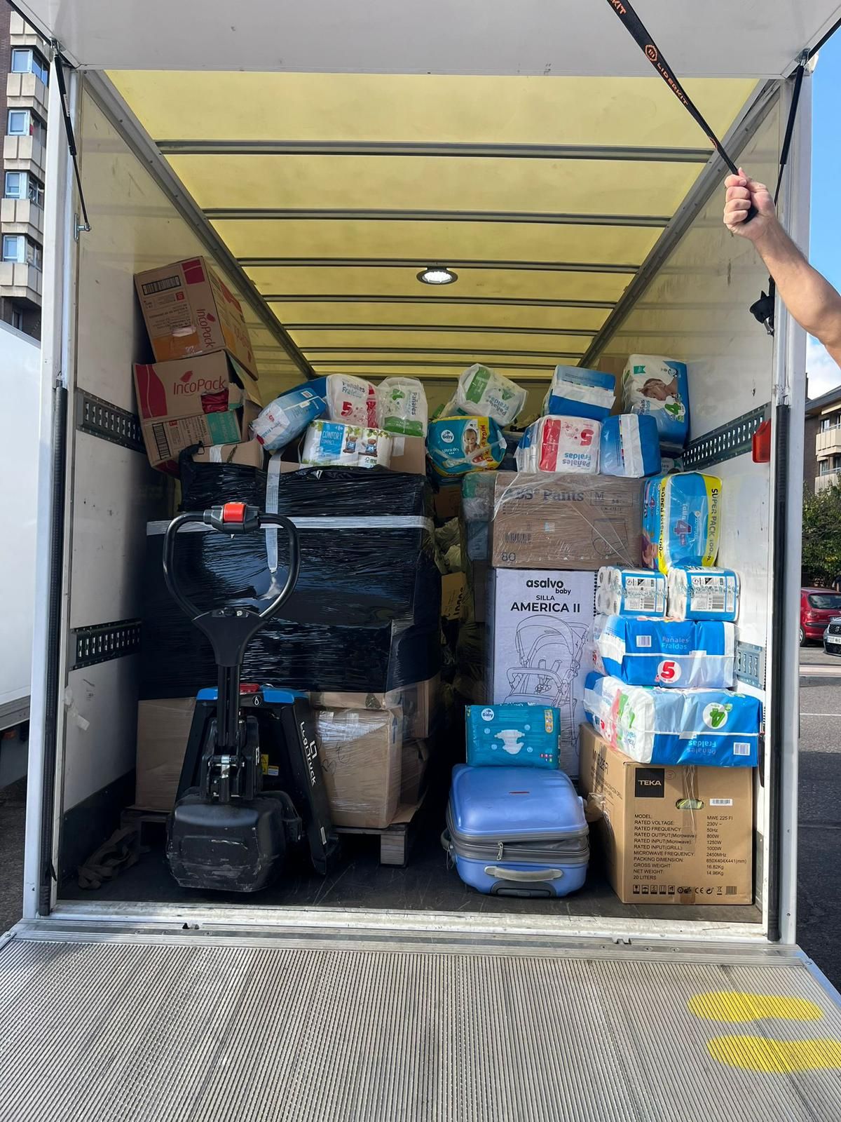 Toneladas de generosidad con destino a Valencia