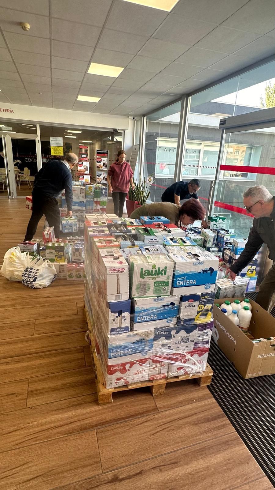 Toneladas de generosidad con destino a Valencia