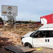 Mapa de carreteras cortadas en la Comunidad Valenciana y cortes en Cercanías hoy