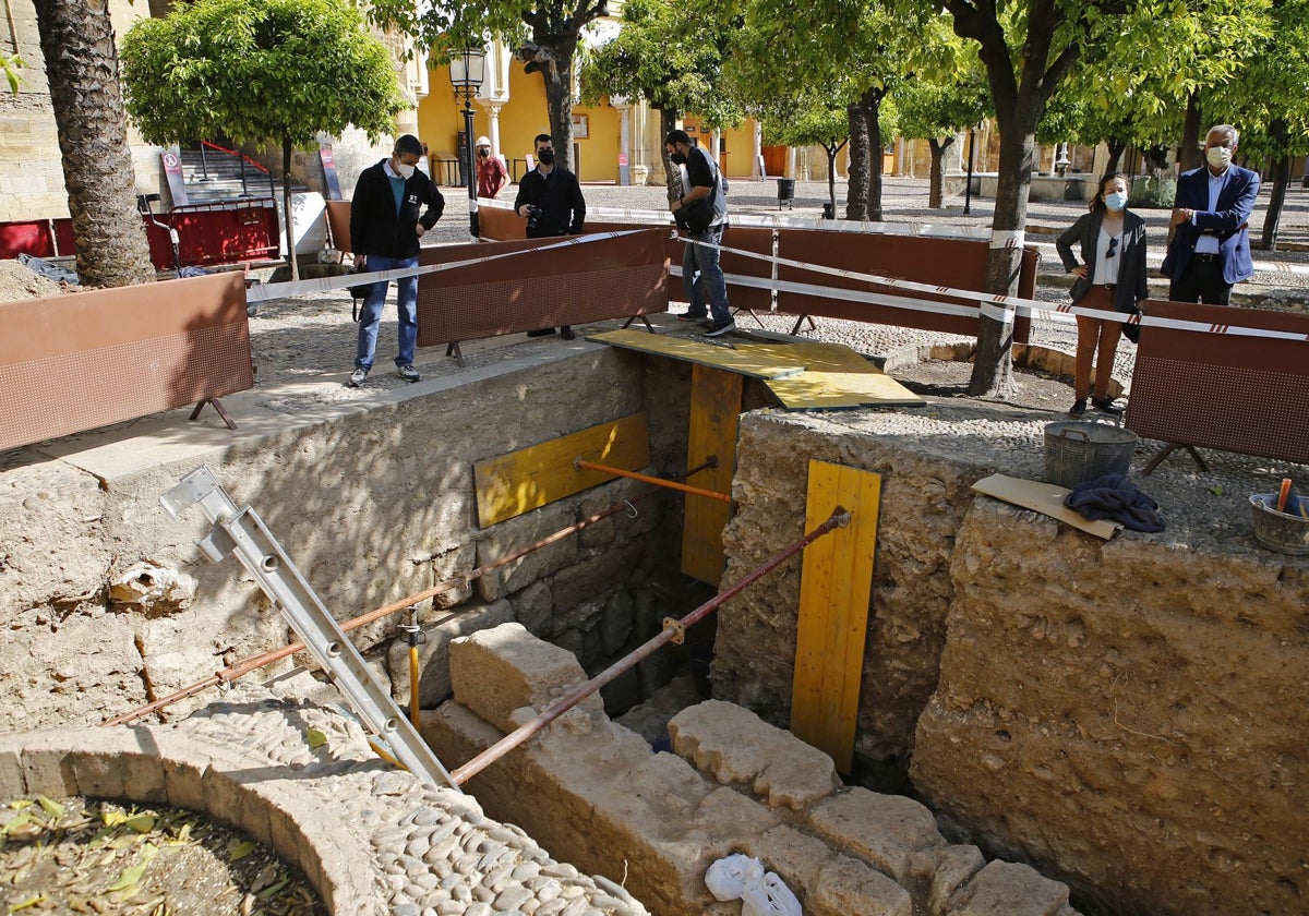 Hallazgos arqueológicos en el Patio de los Naranjos de la Mezquita-Catedral de Córdoba