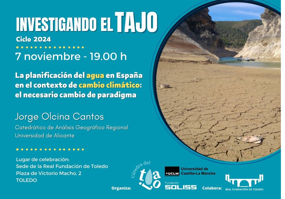 Interesante conferencia en Toledo del climatólogo Jorge Olcina, experto en los impactos del cambio climático