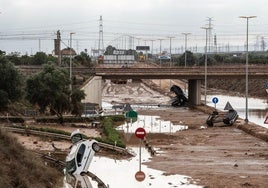 Mapa de carreteras cortadas en la Comunidad Valenciana y cortes en Cercanías hoy