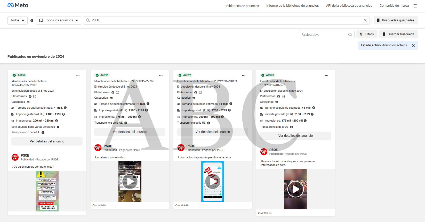 Imagen principal - El PSOE gasta dinero en campañas de redes sociales para criticar la gestión de la DANA de Mazón y después las borra