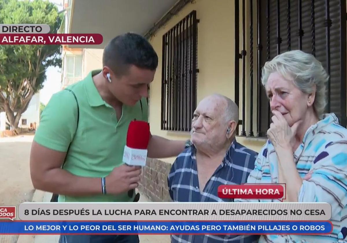 Unos ancianos de Alfafar, víctimas de la DANA en Valencia, pillan a un hombre okupando su casa: «Tenemos mucho miedo»