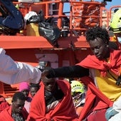 Rescatados 164 migrantes en El Hierro en las últimas horas, entre ellos dos niños