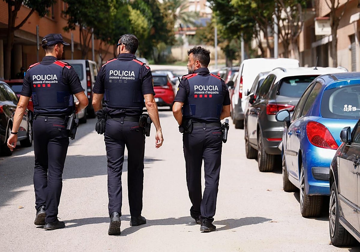 Efectivos de los Mossos, en una imagen de archivo