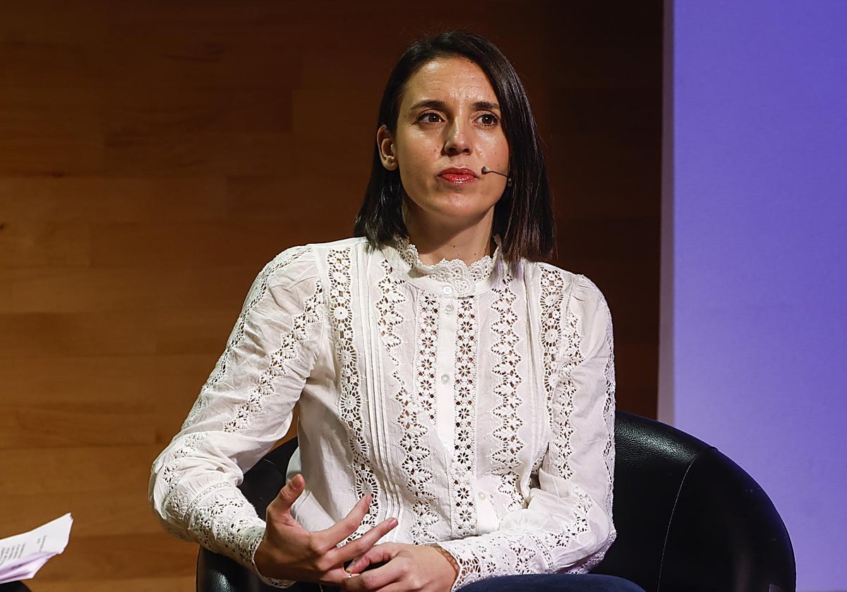 La exministra y eurodiputada de Podemos Irene Montero presenta su libro «Algo habremos hecho», este lunes en Madrid.