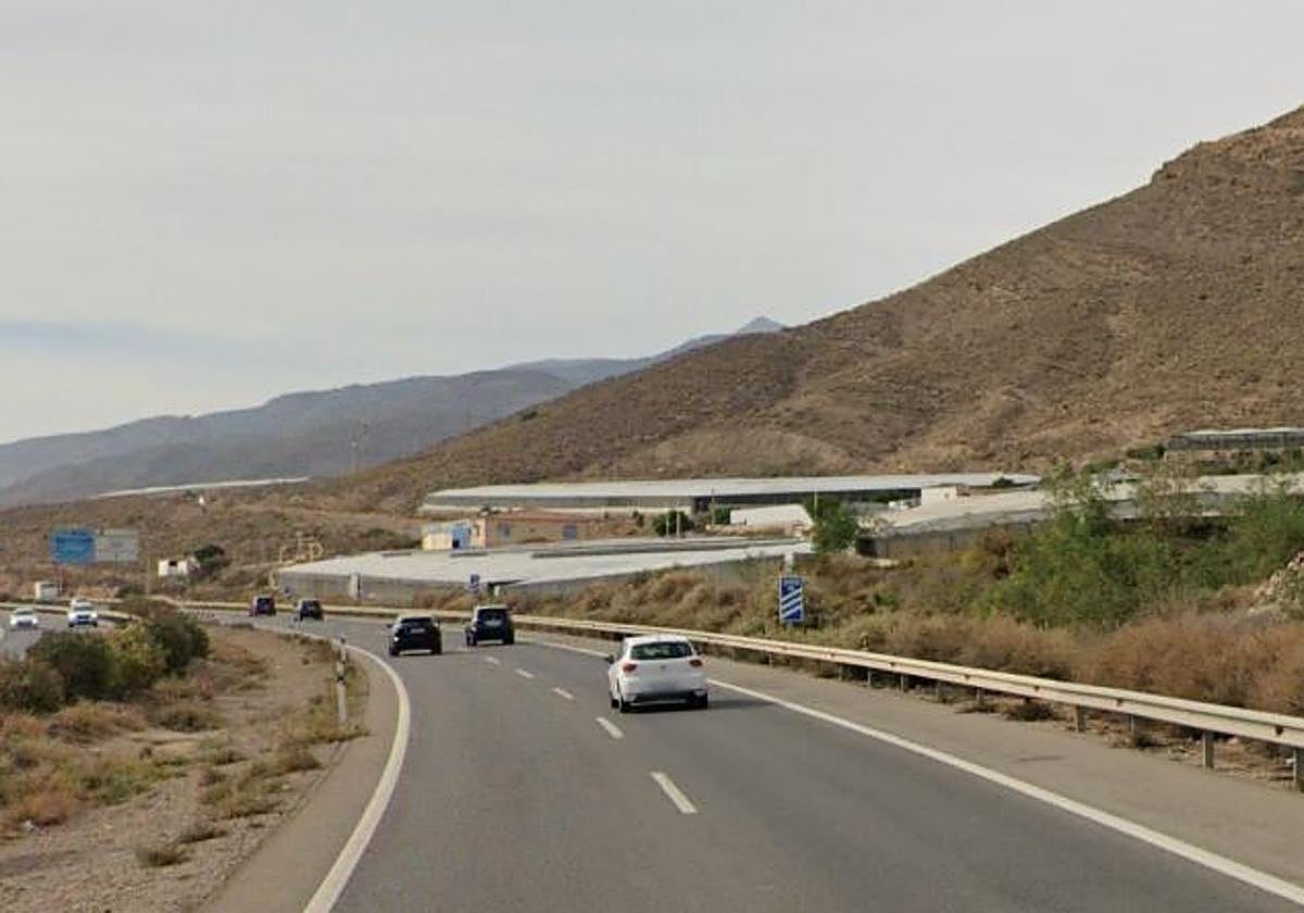 Autovía del Mediterráneo a la altura de Vícar