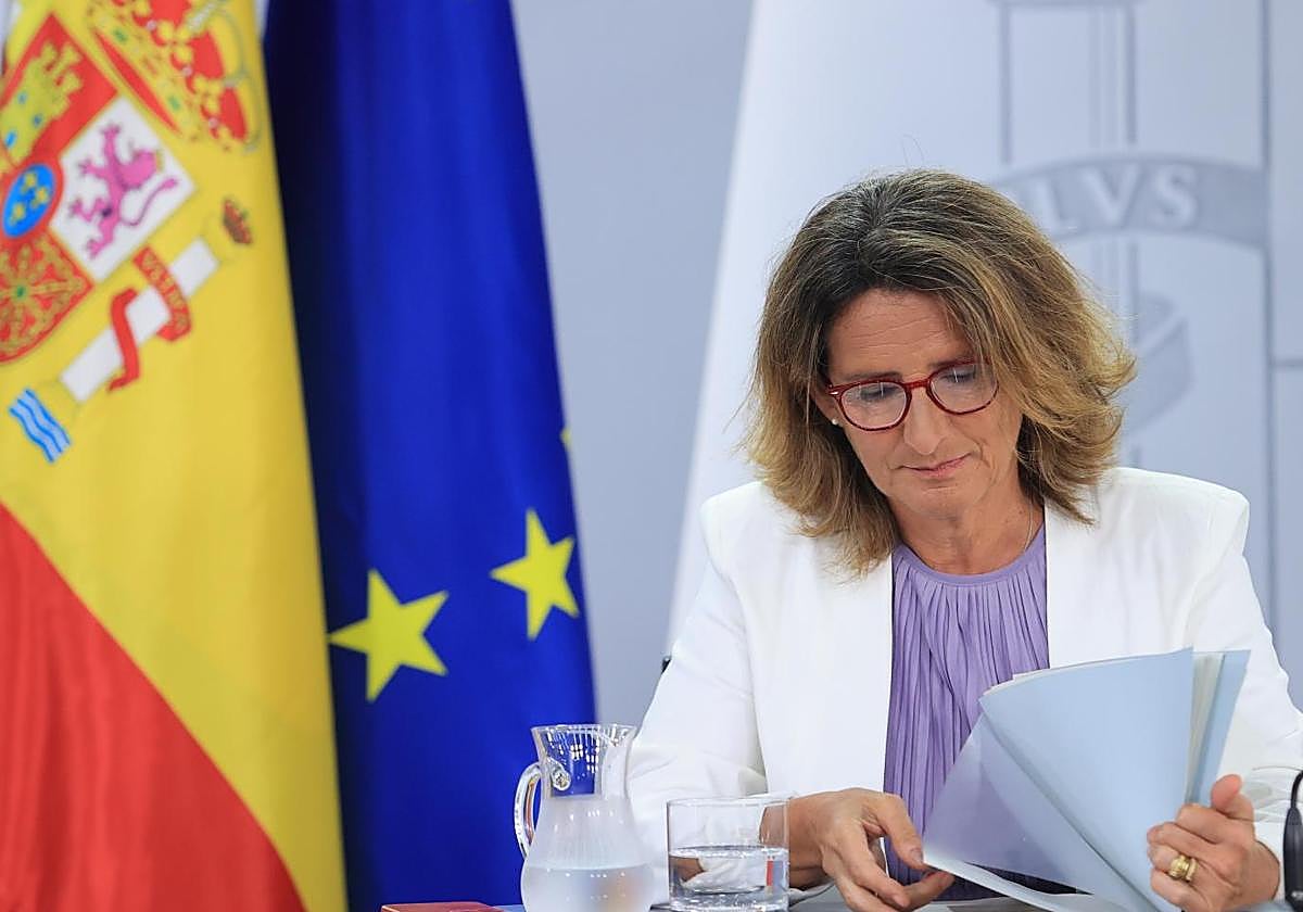 La vicepresidenta tercera y ministra para la Transición Ecológica y el Reto Demográfico, Teresa Ribera