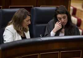Irene Montero afirma en su libro que Yolanda Díaz reclamó su dimisión a gritos durante la crisis por la ley del 'solo sí es sí'