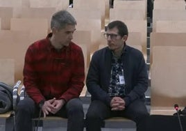 Los etarras Santi y Peio reconocen su colaboración en el asesinato del periodista López de Lacalle