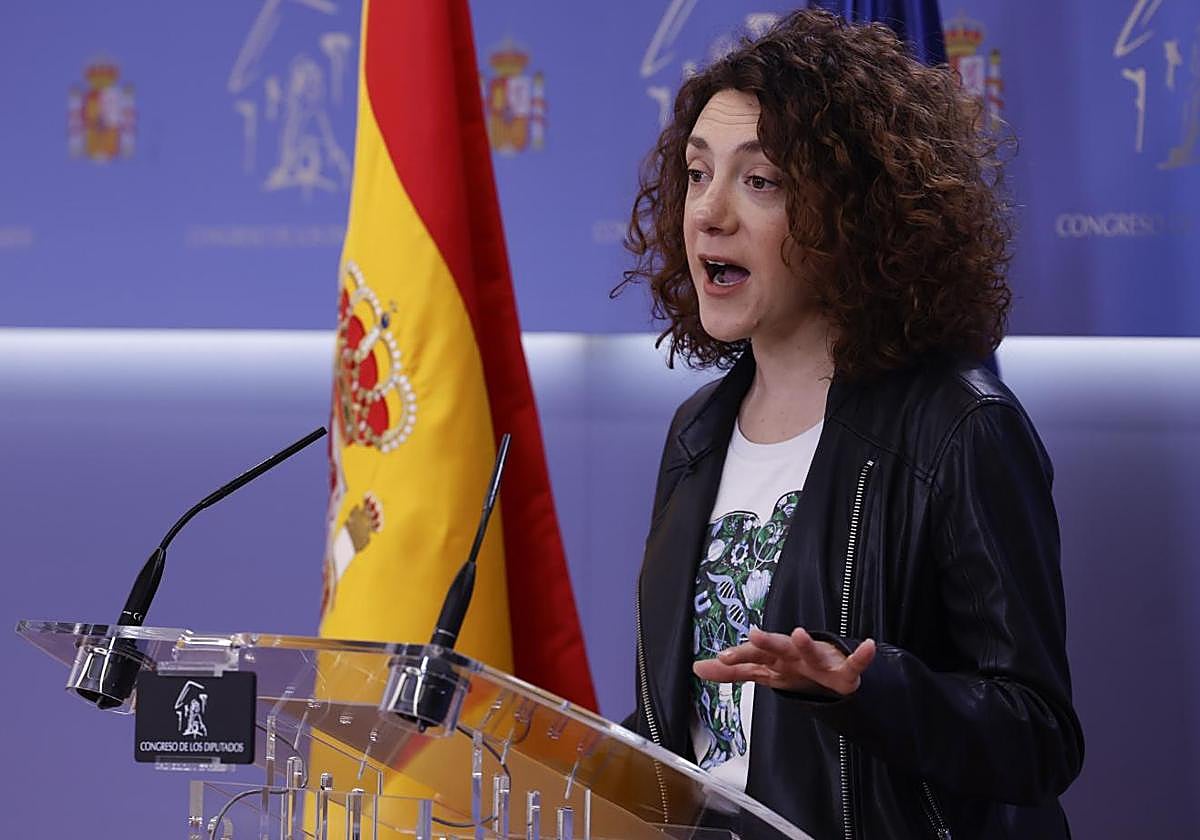 La portavoz adjunta de Sumar y dirigente de los comunes, Aina Vidal