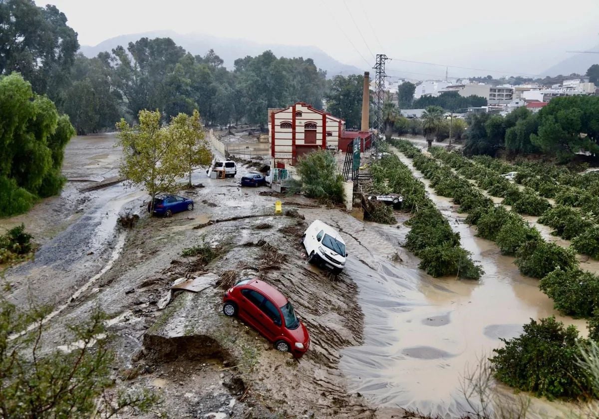 Anegaciones de la úlltima DANA en Álora