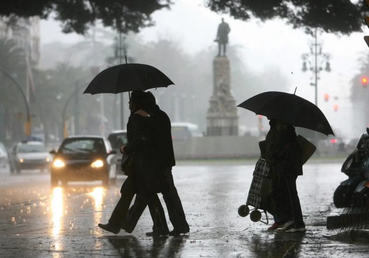 Alerta naranja en Málaga este miércoles por lluvias