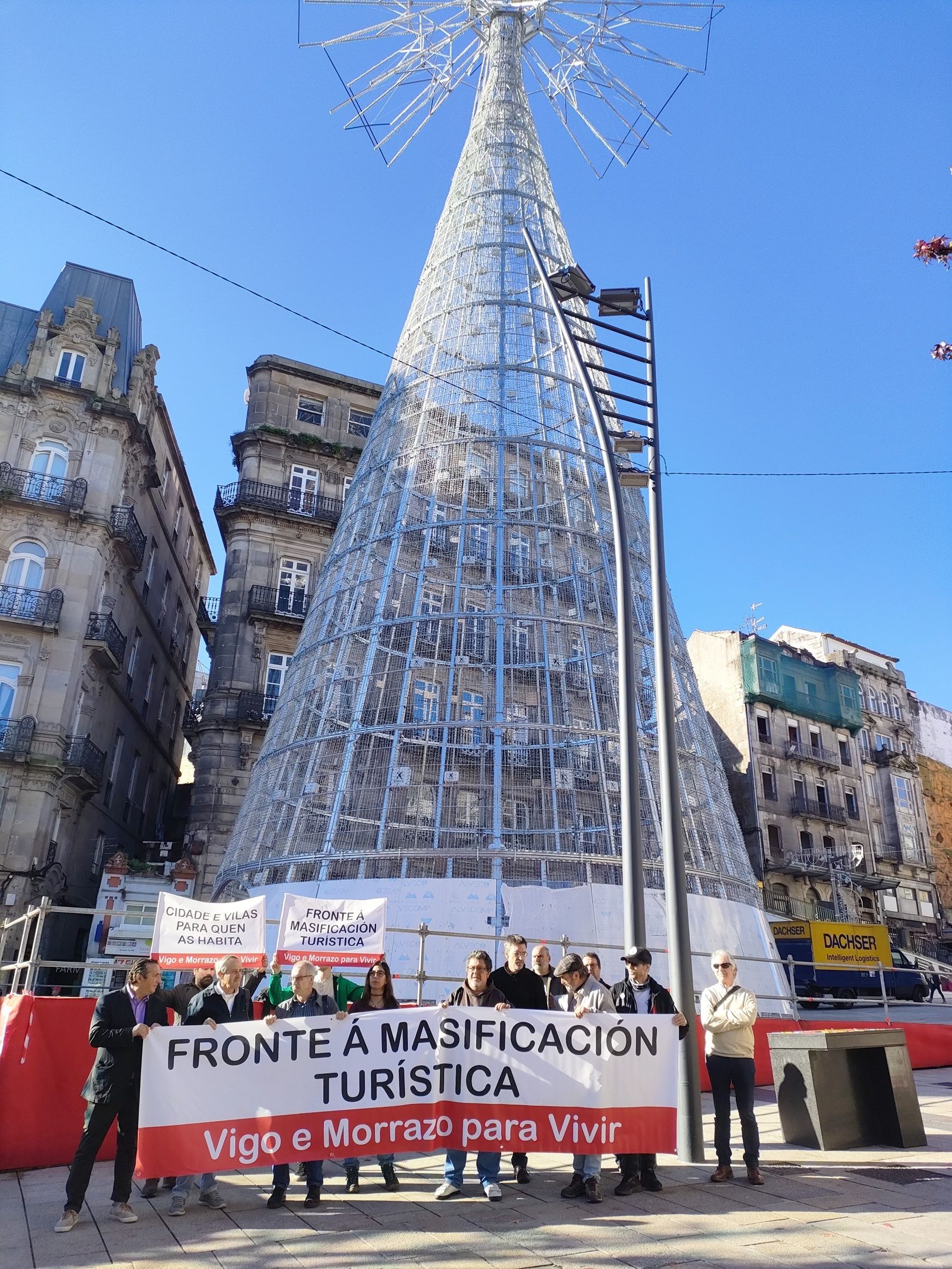 Los vecinos de Vigo se rebelan contra la Navidad de Abel Caballero: «La peor de las pesadillas»
