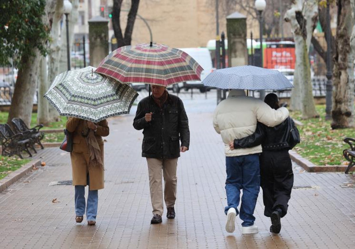 Las lluvias irán a menos conforme avance el fin de semana