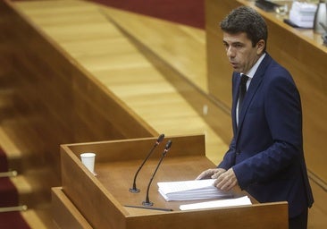 Mazón descarga la responsabilidad de la DANA en el «apagón informativo» de la Confederación Hidrográfica del Júcar