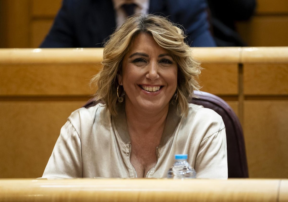 La expresidenta de la Junta de Andalucía y exsecretaria general del PSOE-A, Susana Díaz