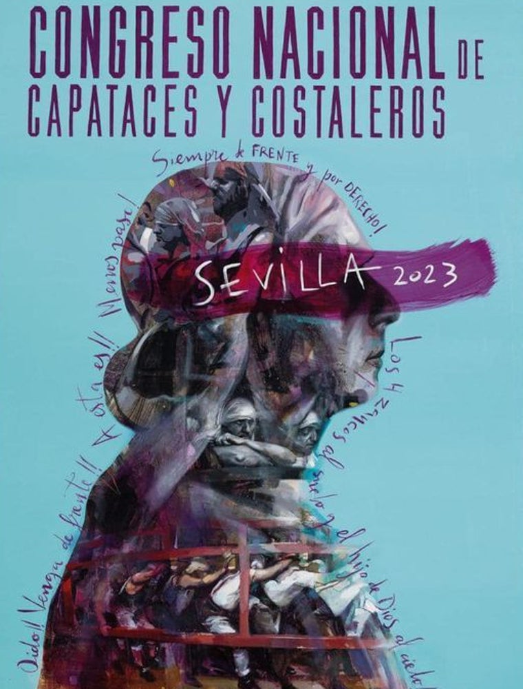 Cartel para el encuentro de capataces y costaleros de Sevilla