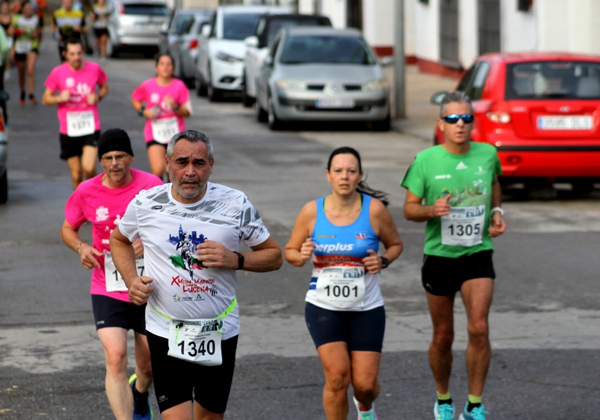 Participantes en la carrera popular