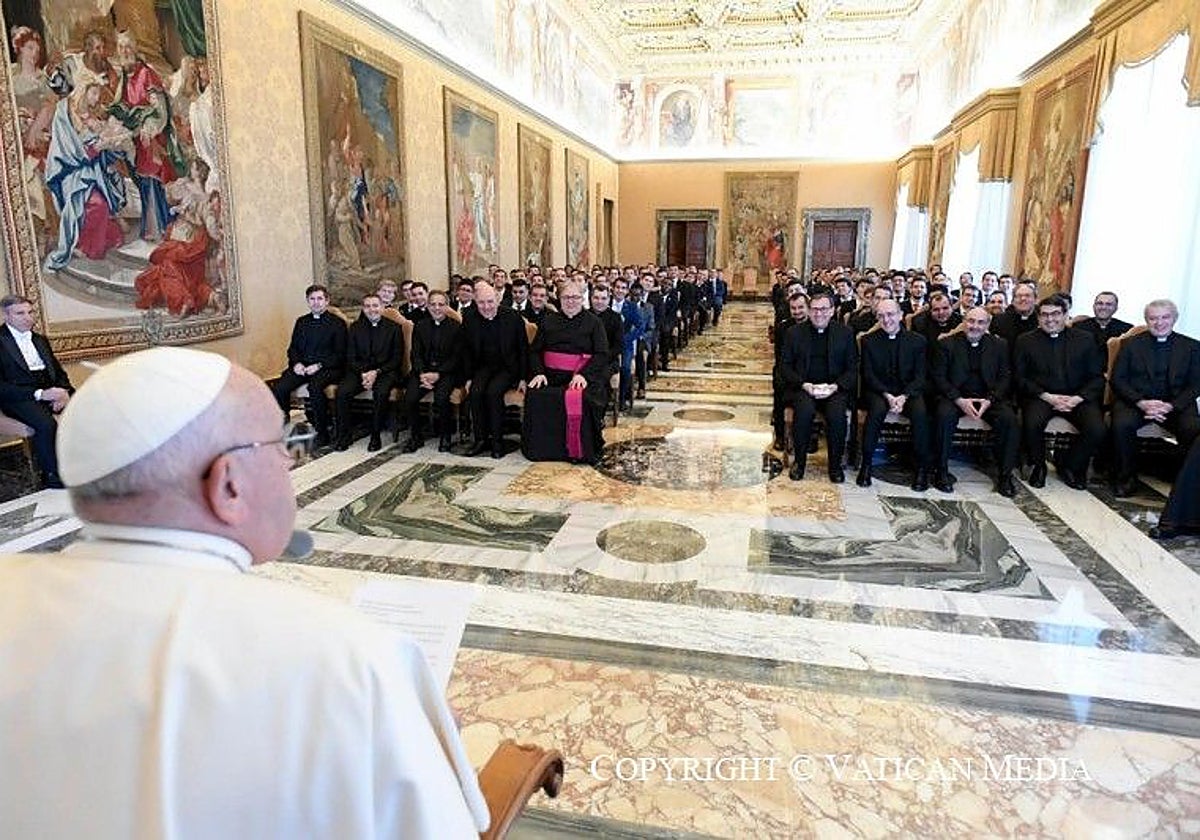 El Papa Francisco ha recibido a 86 seminaristas de la Archidiócesis de Toledo
