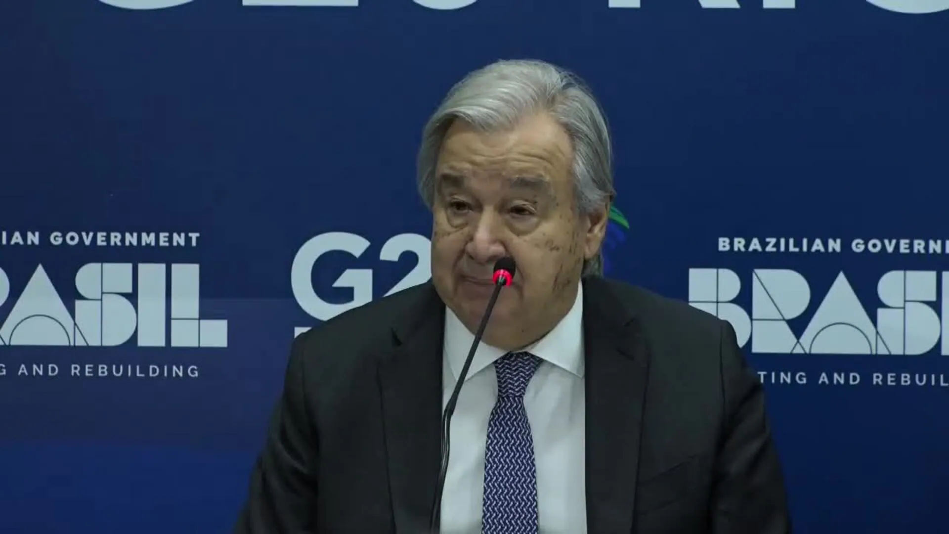 Guterres “concerned” by state of talks at COP29 in Baku